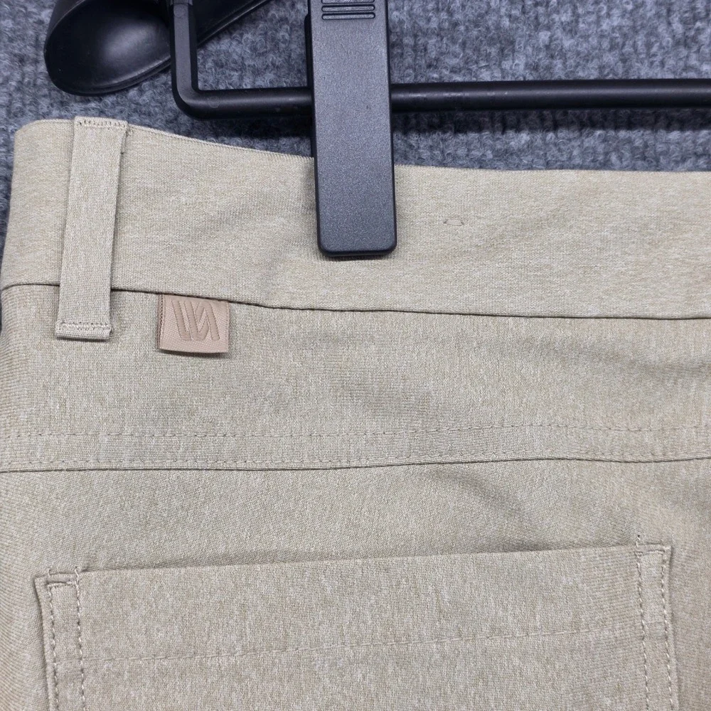 VRST Mens Performance Five‎ Pocket Pants Khaki Tan Stretch 34x32 Commuter